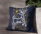 Enchanted Stag Embroidery Design | Mystical Deer with Stars - FineryEmbroidery